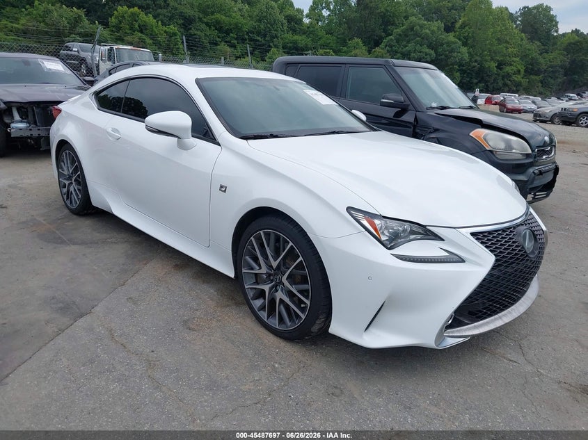 2015 Lexus Rc VIN JTHHE5BC9F5011226 IAAI salvage auction — LEFT SIDE, Salvage (North Carolina), sold $10,750 on 2026-08-20 (photo 1)
