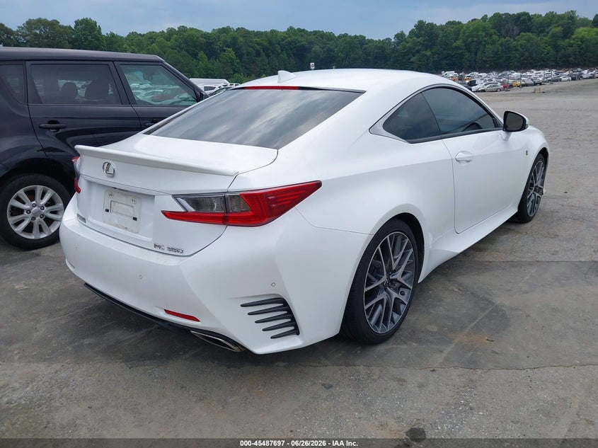 2015 Lexus Rc VIN JTHHE5BC9F5011226 IAAI salvage auction — LEFT SIDE, Salvage (North Carolina), sold $10,750 on 2026-08-20 (photo 4)