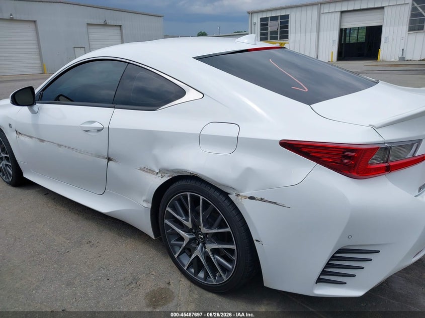 2015 Lexus Rc VIN JTHHE5BC9F5011226 IAAI salvage auction — LEFT SIDE, Salvage (North Carolina), sold $10,750 on 2026-08-20 (photo 6)