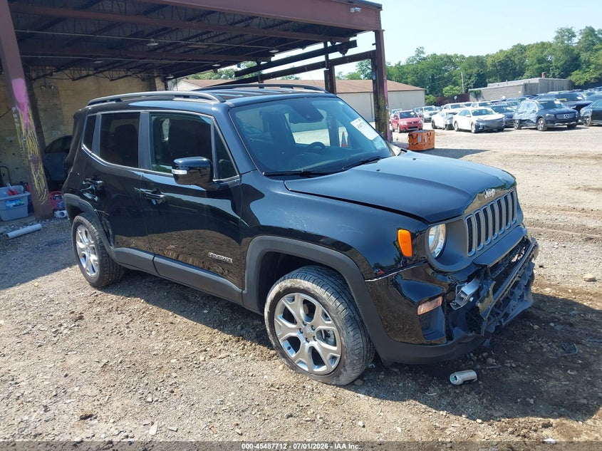 2023 Jeep Renegade VIN ZACNJDD15PPP37130 IAAI salvage auction — REAR END, Salvage Title, sold $25 on 2026-08-14 (photo 1)