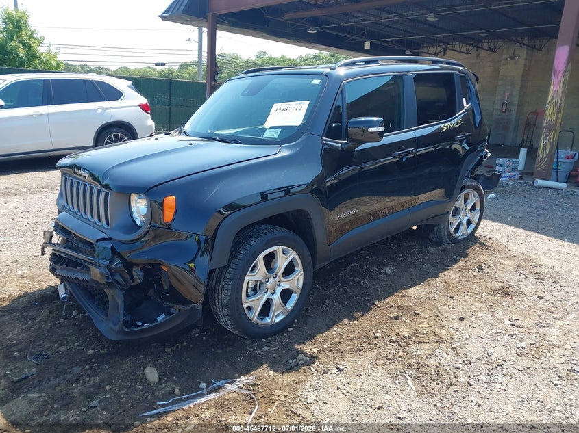2023 Jeep Renegade VIN ZACNJDD15PPP37130 IAAI salvage auction — REAR END, Salvage Title, sold $25 on 2026-08-14 (photo 2)