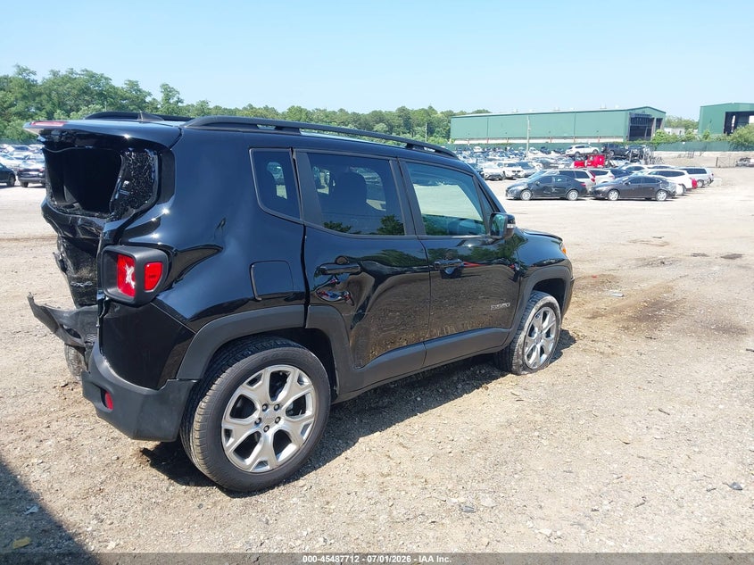 2023 Jeep Renegade VIN ZACNJDD15PPP37130 IAAI salvage auction — REAR END, Salvage Title, sold $25 on 2026-08-14 (photo 4)