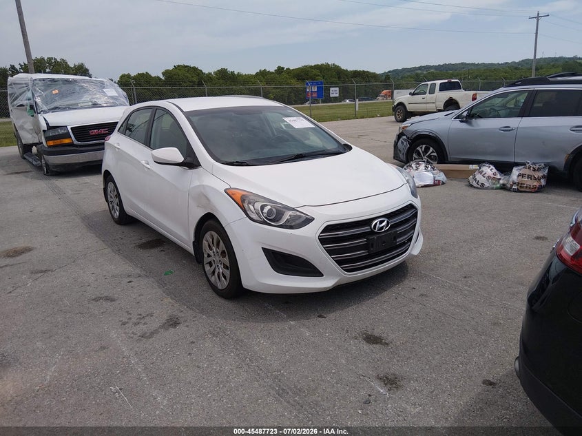 2016 Hyundai Elantra VIN KMHD35LH6GU329971 IAAI salvage auction — NORMAL WEAR, Clear (Missouri), sold $25 on 2026-07-30 (photo 1)
