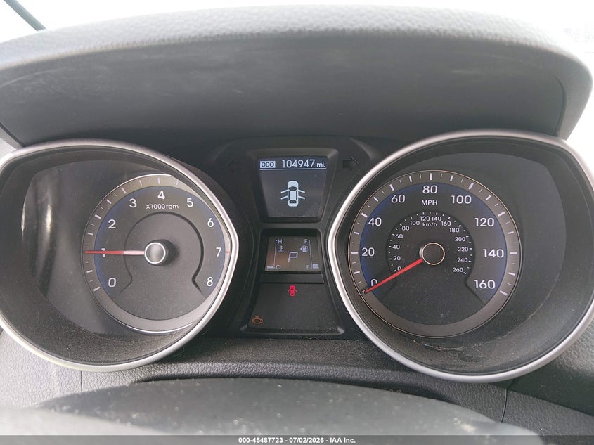 2016 Hyundai Elantra VIN KMHD35LH6GU329971 IAAI salvage auction — NORMAL WEAR, Clear (Missouri), sold $25 on 2026-07-30 (photo 7)