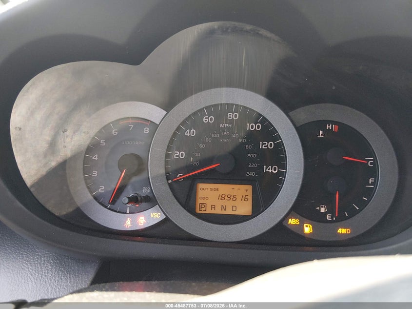 2008 Toyota Rav4 VIN JTMBK32V986028448 IAAI salvage auction — SUSPENSION, Salvage (Rhode Island), sold $25 on 2026-07-28 (photo 7)