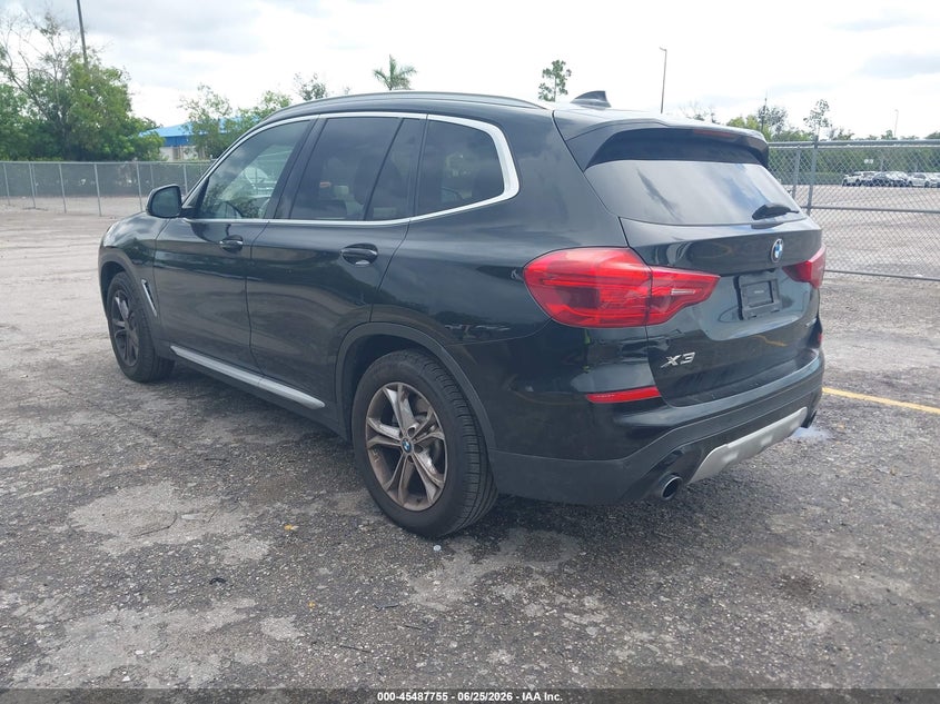2019 BMW X3 VIN 5UXTR7C51KLF28698 IAAI salvage auction — FRONT END, Rebuildable (Florida), sold $6,450 on 2026-07-29 (photo 3)