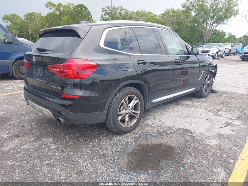 2019 BMW X3 VIN 5UXTR7C51KLF28698 IAAI salvage auction — FRONT END, Rebuildable (Florida), sold $6,450 on 2026-07-29 (photo 4)
