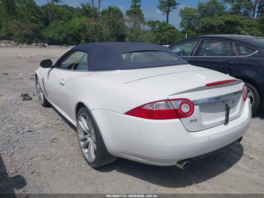 2007 Jaguar Xk VIN SAJDA44B075B05639 IAAI salvage auction — LEFT FRONT, Salvage (Georgia), sold $1,150 on 2026-07-19 (photo 3)