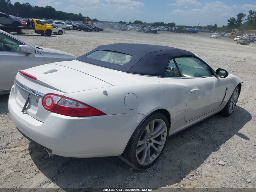 2007 Jaguar Xk VIN SAJDA44B075B05639 IAAI salvage auction — LEFT FRONT, Salvage (Georgia), sold $1,150 on 2026-07-19 (photo 4)