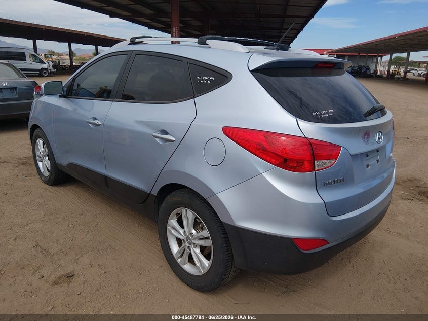 2012 Hyundai Tucson VIN KM8JU3AC1CU511907 IAAI salvage auction — NORMAL WEAR, Clear-Dealer Only (Arizona), sold $1,575 on 2026-07-07 (photo 3)