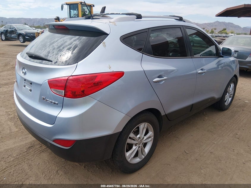 2012 Hyundai Tucson VIN KM8JU3AC1CU511907 IAAI salvage auction — NORMAL WEAR, Clear-Dealer Only (Arizona), sold $1,575 on 2026-07-07 (photo 4)
