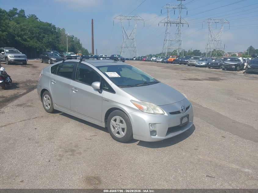 2011 Toyota Prius VIN JTDKN3DU0B1461592 IAAI salvage auction — NORMAL WEAR, Clear (Pennsylvania), sold $725 on 2026-07-10 (photo 1)
