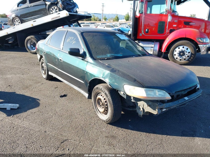 1999 Honda Accord VIN JHMCG6658XC010216 IAAI salvage auction — LEFT REAR, Salvage Certificate (California), sold $200 on 2026-07-10 (photo 1)