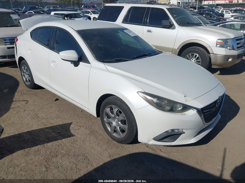 2015 Mazda 3 VIN JM1BM1U70F1222261 IAAI salvage auction — REAR END, Salvage (California), sold $2,250 on 2026-07-29 (photo 1)