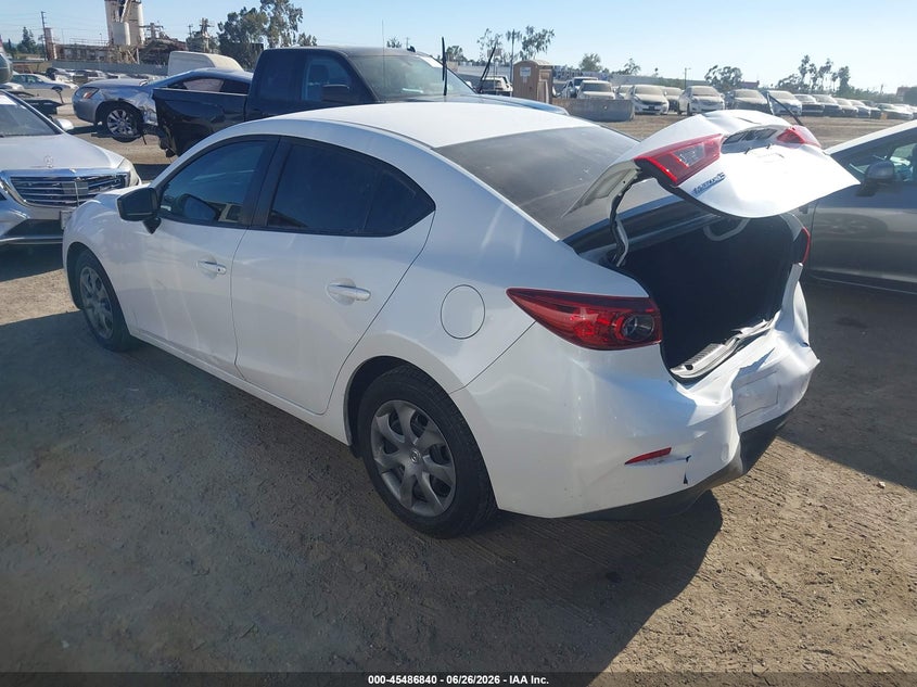 2015 Mazda 3 VIN JM1BM1U70F1222261 IAAI salvage auction — REAR END, Salvage (California), sold $2,250 on 2026-07-29 (photo 3)