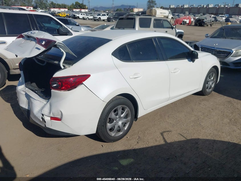 2015 Mazda 3 VIN JM1BM1U70F1222261 IAAI salvage auction — REAR END, Salvage (California), sold $2,250 on 2026-07-29 (photo 4)