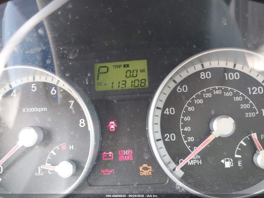 2008 Hyundai Accent VIN KMHCN46C88U239092 IAAI salvage auction — NORMAL WEAR, Clear (North Carolina), sold $400 on 2026-07-23 (photo 7)
