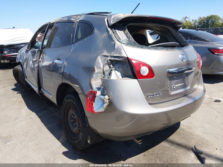 2011 Nissan Rogue VIN JN8AS5MV0BW675143 IAAI salvage auction — ROLLOVER, Non-Repairable (California), sold $225 on 2026-07-23 (photo 3)