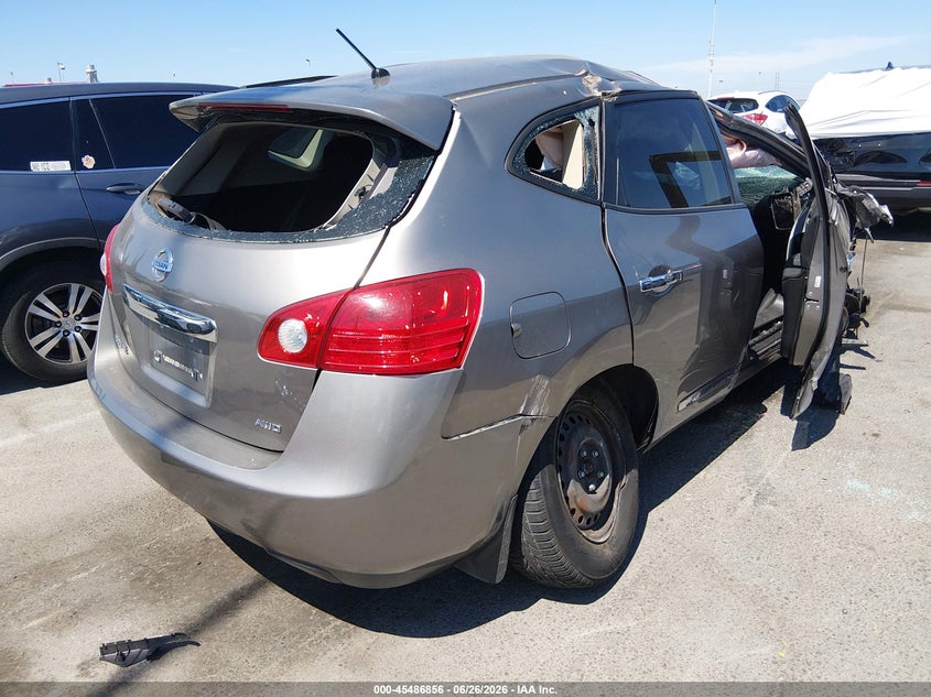 2011 Nissan Rogue VIN JN8AS5MV0BW675143 IAAI salvage auction — ROLLOVER, Non-Repairable (California), sold $225 on 2026-07-23 (photo 4)