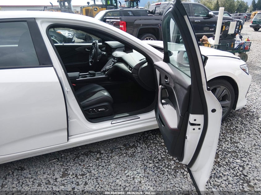 2021 Acura Tlx VIN 19UUB5F52MA016116 IAAI salvage auction — LEFT FRONT, Bill Of Sale (Washington), sold $8,200 on 2026-08-03 (photo 5)