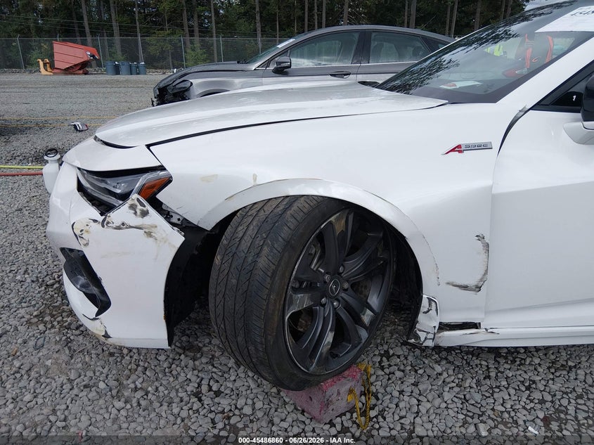2021 Acura Tlx VIN 19UUB5F52MA016116 IAAI salvage auction — LEFT FRONT, Bill Of Sale (Washington), sold $8,200 on 2026-08-03 (photo 6)