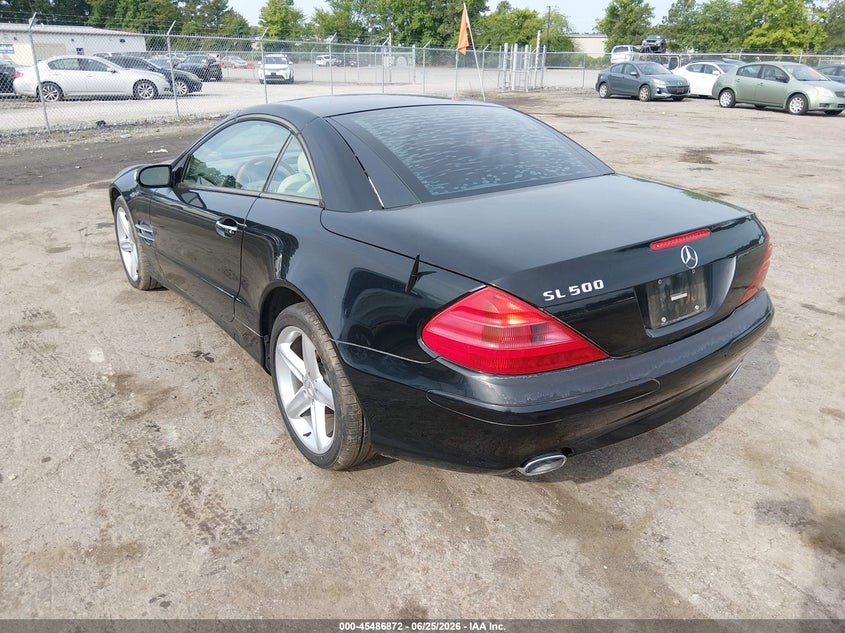 2005 Mercedes-benz Sl-klasse VIN WDBSK75F25F093650 IAAI salvage auction — NORMAL WEAR, Clear (Virginia), sold $2,750 on 2026-07-31 (photo 3)