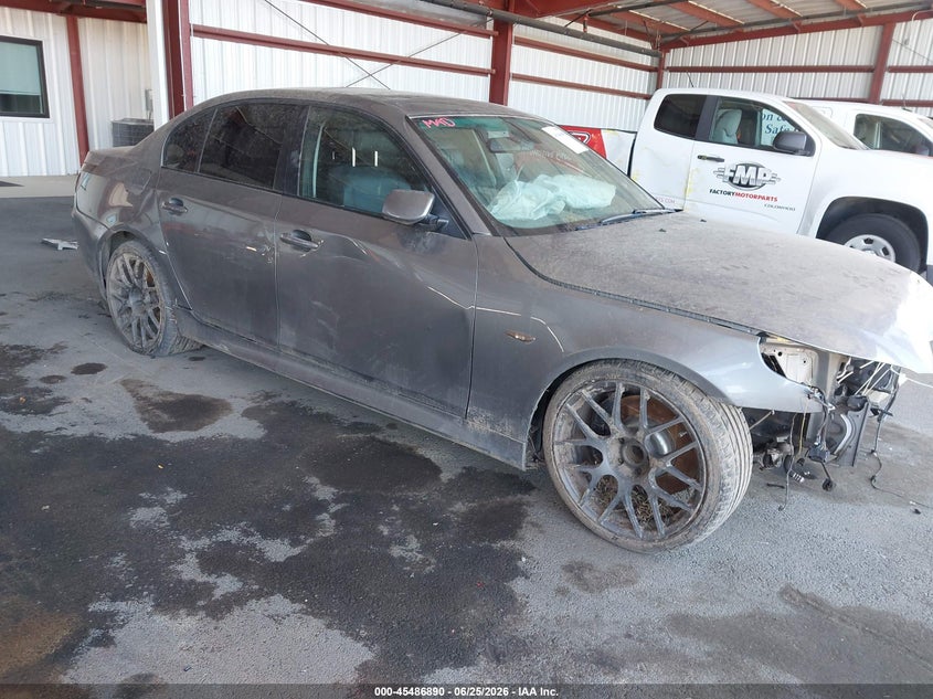 2008 BMW 5 series VIN WBANW53568CT48207 IAAI salvage auction — NORMAL WEAR, Salvage (California), sold $350 on 2026-07-28 (photo 1)