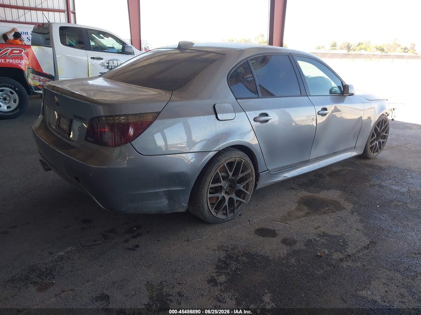 2008 BMW 5 series VIN WBANW53568CT48207 IAAI salvage auction — NORMAL WEAR, Salvage (California), sold $350 on 2026-07-28 (photo 4)