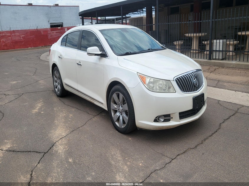 2013 Buick Lacrosse VIN 1G4GF5E36DF308110 IAAI salvage auction — LEFT SIDE, Clear (Arizona), sold $2,350 on 2026-07-30 (photo 1)