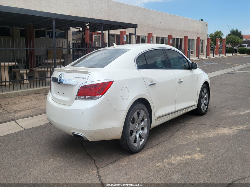 2013 Buick Lacrosse VIN 1G4GF5E36DF308110 IAAI salvage auction — LEFT SIDE, Clear (Arizona), sold $2,350 on 2026-07-30 (photo 4)