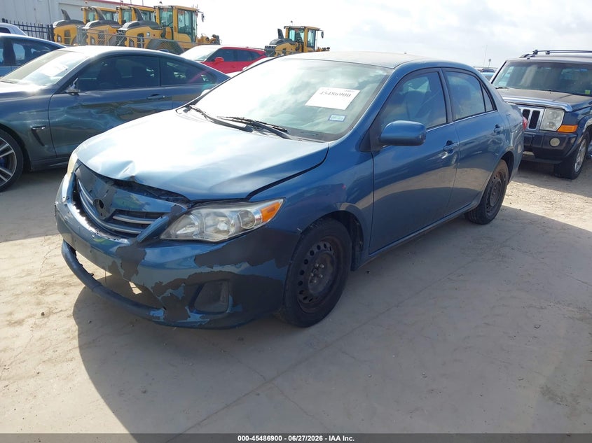 2013 Toyota Corolla VIN 5YFBU4EE1DP210918 IAAI salvage auction — NORMAL WEAR, Original (Texas), sold $1,625 on 2026-07-21 (photo 2)