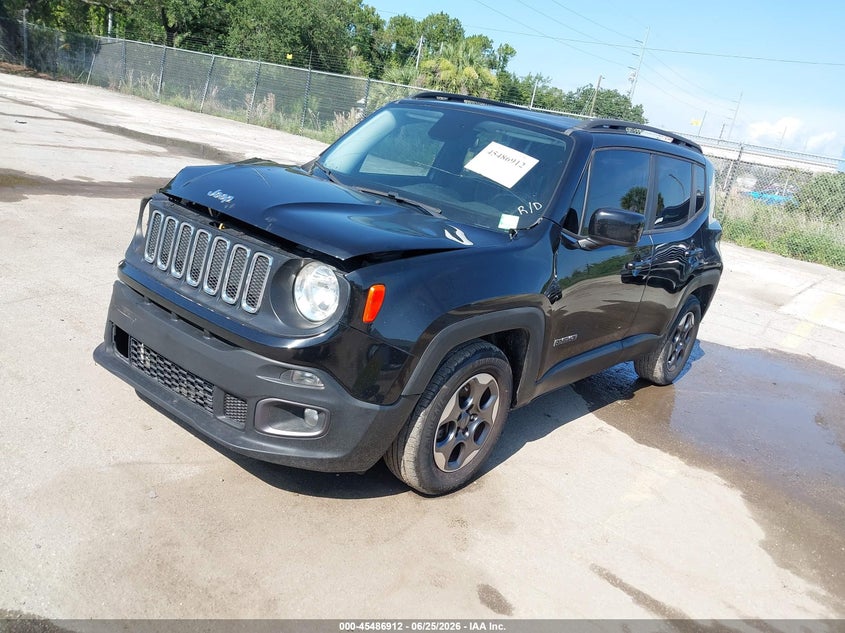 2015 Jeep Renegade VIN ZACCJABH2FPB91670 IAAI salvage auction — RIGHT FRONT, Clear (Florida), sold $1,650 on 2026-07-28 (photo 2)