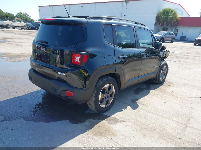 2015 Jeep Renegade VIN ZACCJABH2FPB91670 IAAI salvage auction — RIGHT FRONT, Clear (Florida), sold $1,650 on 2026-07-28 (photo 4)