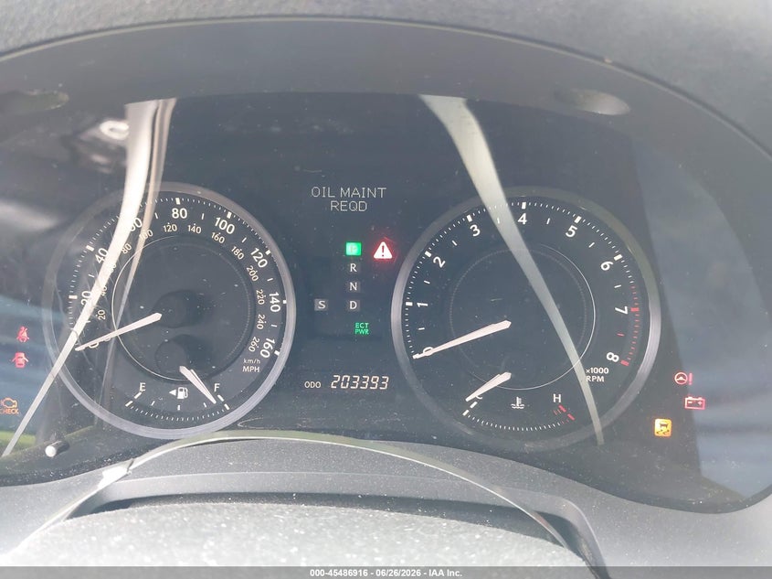 2010 Lexus Is VIN JTHFE2C29A2501400 IAAI salvage auction — NORMAL WEAR, Rebuilt -  Public Restricted (Oklahoma), sold $200 on 2026-07-22 (photo 7)