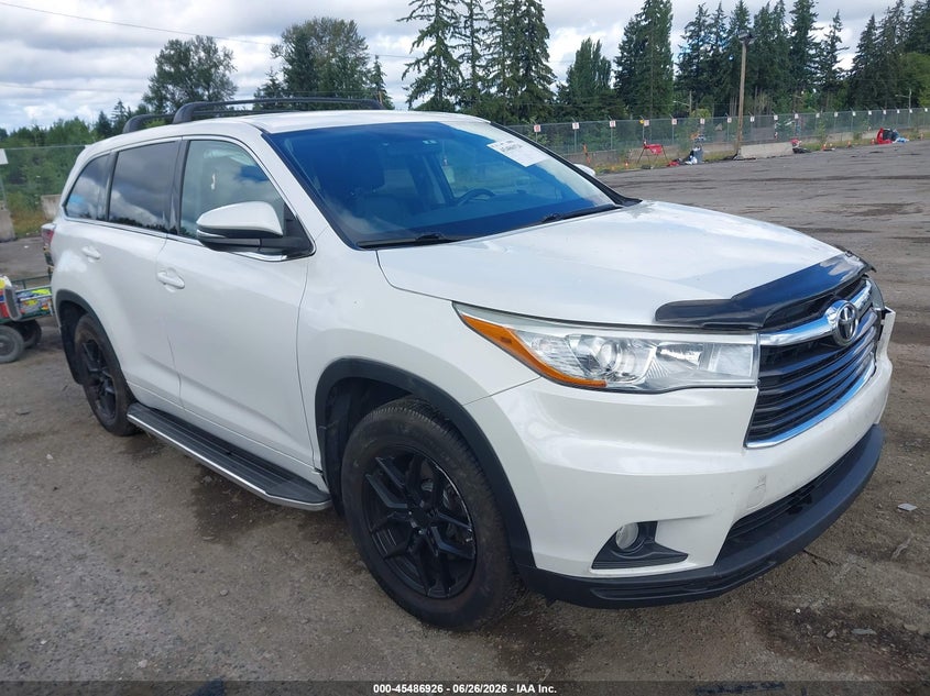 2015 Toyota Highlander VIN 5TDBKRFH2FS138181 IAAI salvage auction — SIDE, Bill Of Sale (Washington), sold $5,200 on 2026-07-22 (photo 1)