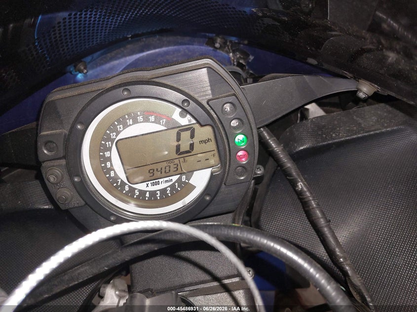2006 Kawasaki Zx636 VIN JKBZXJC196A035934 IAAI salvage auction — SIDE, Salvage (California), sold $1,150 on 2026-07-20 (photo 7)