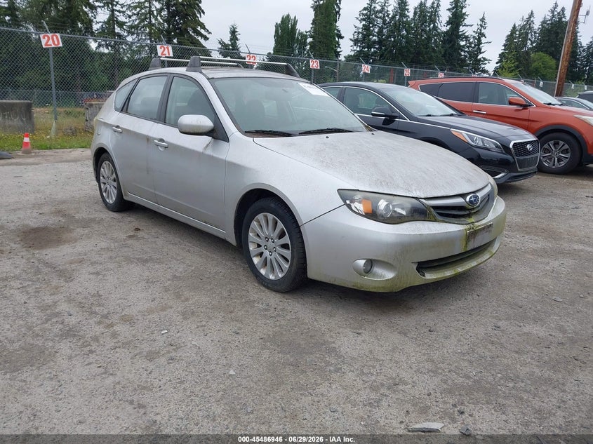 2010 Subaru Impreza VIN JF1GH6B69AH808366 IAAI salvage auction — NORMAL WEAR, Clear (Washington), sold $500 on 2026-07-08 (photo 1)