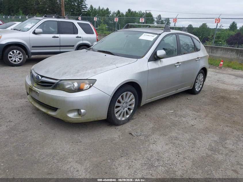 2010 Subaru Impreza VIN JF1GH6B69AH808366 IAAI salvage auction — NORMAL WEAR, Clear (Washington), sold $500 on 2026-07-08 (photo 2)