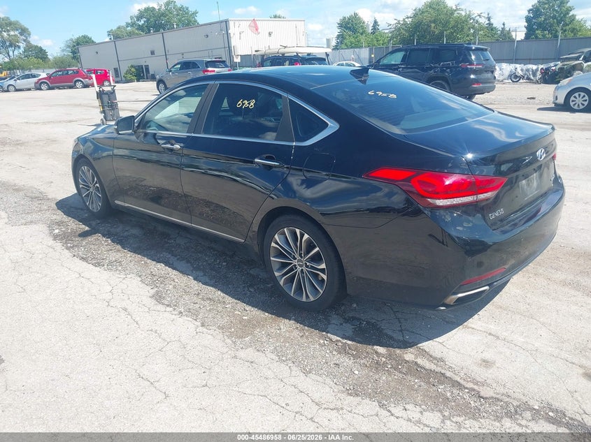 2015 Hyundai Genesis VIN KMHGN4JE9FU016664 IAAI salvage auction — NORMAL WEAR, Clear (Illinois), sold $1,300 on 2026-07-20 (photo 3)