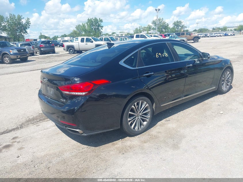 2015 Hyundai Genesis VIN KMHGN4JE9FU016664 IAAI salvage auction — NORMAL WEAR, Clear (Illinois), sold $1,300 on 2026-07-20 (photo 4)