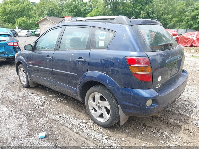 2003 Pontiac Vibe VIN 5Y2SL62823Z462274 IAAI salvage auction — NORMAL WEAR, Clear (Pennsylvania), sold $425 on 2026-07-28 (photo 3)
