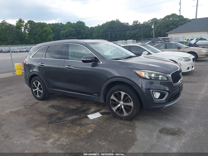2016 Kia Sorento VIN 5XYPHDA1XGG016605 IAAI salvage auction — NORMAL WEAR, Clear (Georgia), sold $1,575 on 2026-07-29 (photo 1)