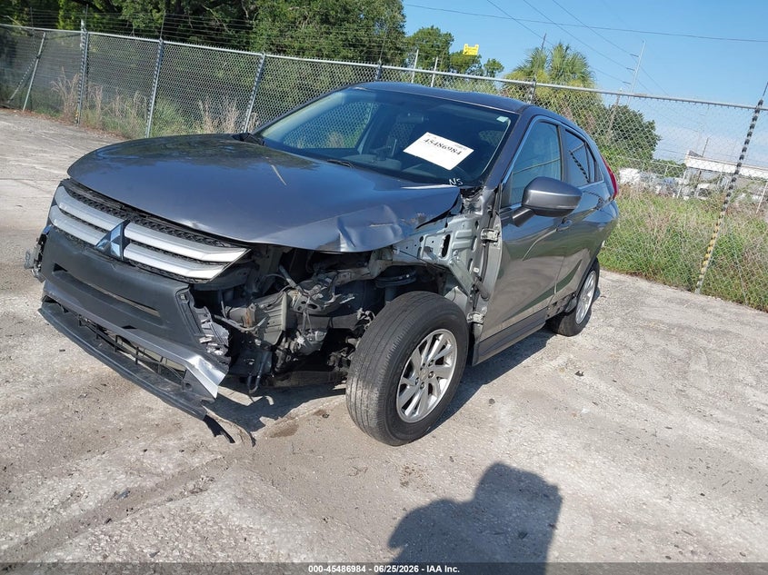 2019 Mitsubishi Eclipse cross VIN JA4AS3AA7KZ014185 IAAI salvage auction — FRONT & REAR, Clear (Indiana), sold $1,900 on 2026-07-22 (photo 2)