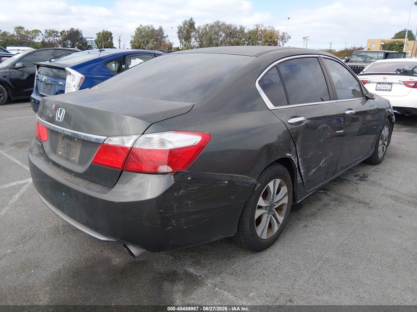 2013 Honda Accord VIN 1HGCR2F32DA270025 IAAI salvage auction — NORMAL WEAR, Salvage (California), sold $2,150 on 2026-07-09 (photo 4)