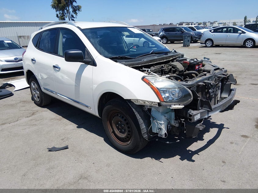 2015 Nissan Rogue VIN JN8AS5MT9FW654148 IAAI salvage auction — LEFT FRONT, Salvage (California), sold $625 on 2026-07-10 (photo 1)