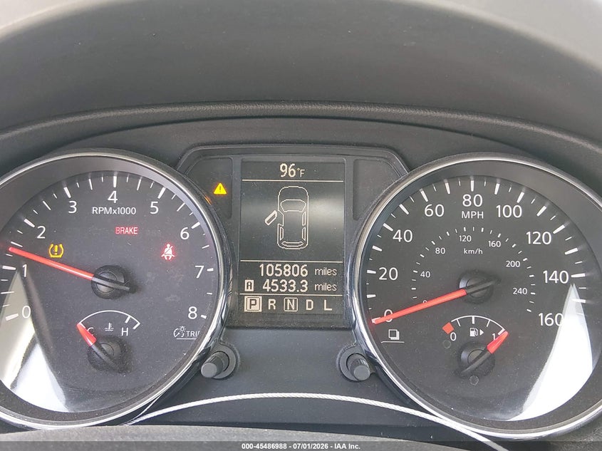 2015 Nissan Rogue VIN JN8AS5MT9FW654148 IAAI salvage auction — LEFT FRONT, Salvage (California), sold $625 on 2026-07-10 (photo 7)