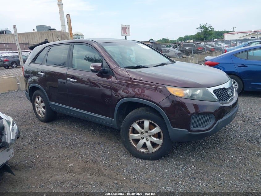 2012 Kia Sorento VIN 5XYKT3A1XCG202786 IAAI salvage auction — NORMAL WEAR, Clear (New Jersey), sold $725 on 2026-07-06 (photo 1)