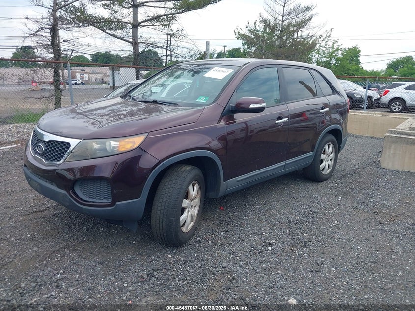 2012 Kia Sorento VIN 5XYKT3A1XCG202786 IAAI salvage auction — NORMAL WEAR, Clear (New Jersey), sold $725 on 2026-07-06 (photo 2)