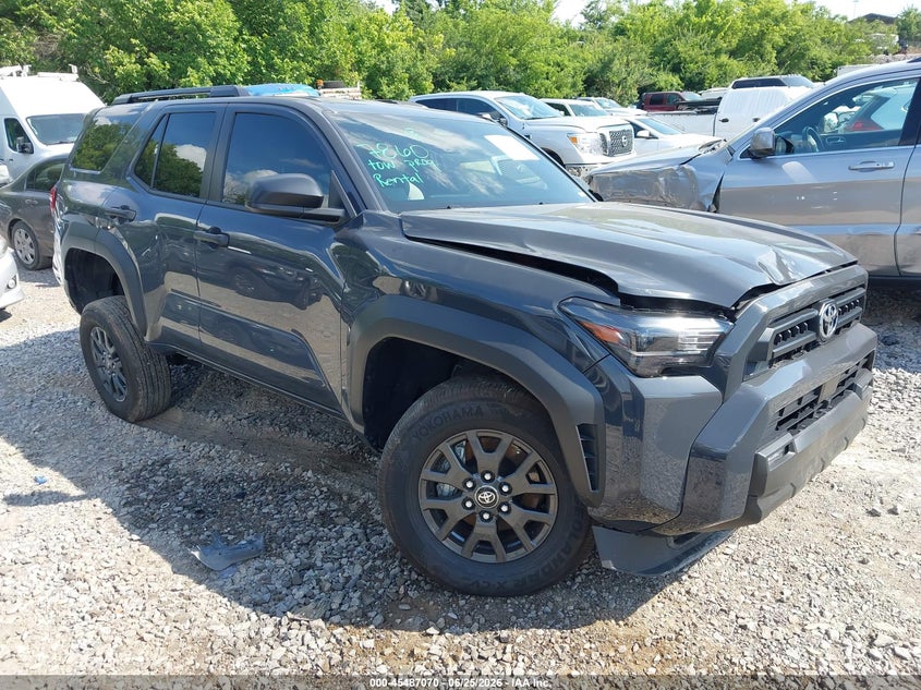2025 Toyota 4runner VIN JTEVA5AR2S5006512 IAAI salvage auction — LEFT FRONT, Salvage (Tennessee), sold $275 on 2026-07-30 (photo 1)