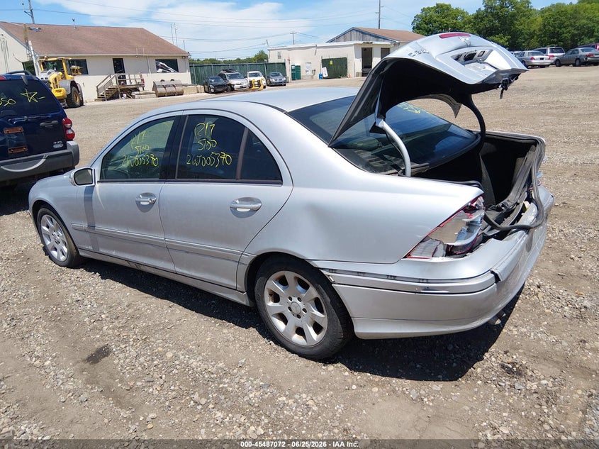 2006 Mercedes-benz C class VIN WDBRF92H66F758653 IAAI salvage auction — REAR END, Bill Of Sale (New York), sold $25 on 2026-07-28 (photo 3)